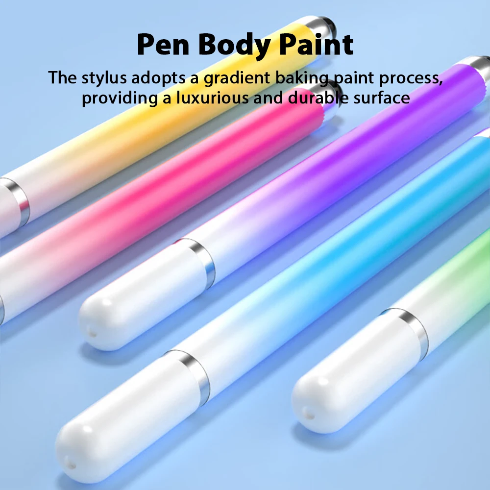 Universal Stylus Pen 2 in 1 for IPad Tablet Phone Drawing Painting High Precision Disc Tip Silicone Touch Screen Pen Accessories