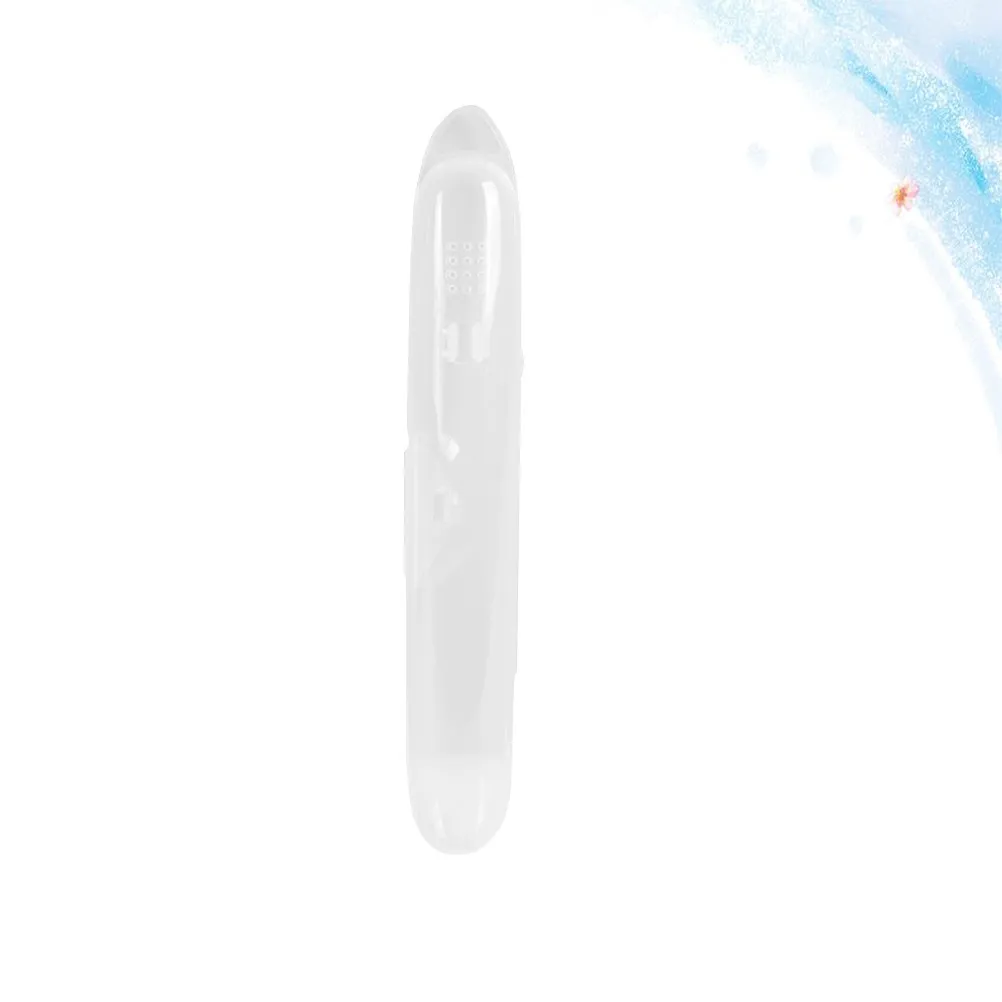 12Pcs Transparent Toothbrush Storage Box – Hard Plastic Travel Organizer for Toothpaste & Brushes