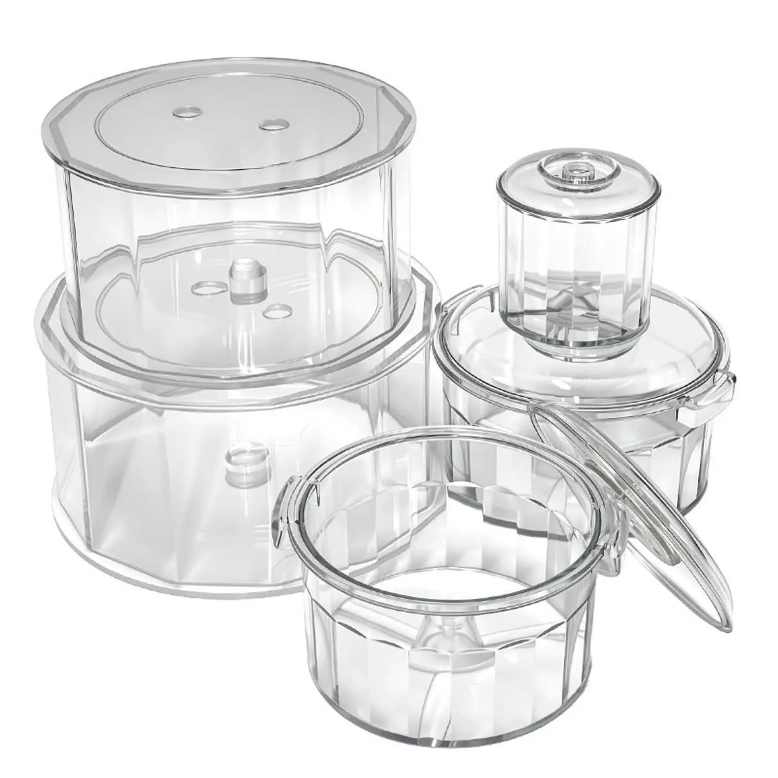 Jewelry Polisher Drum Acrylic Accessories Tumbler Polishing Machine Bucket for Jewelry Rolling Process