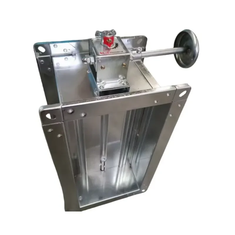 For Connecting Ventilation Ducts and air Duct SS304 Stainless Steel Rectangular Manual VCD Adjustable air Volume Control