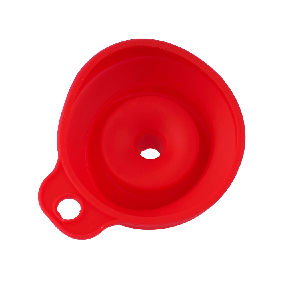Part Replacement Car Funnel Collapsible Silicone Collapsible Silicone Space Saving Top Up Wash Coolant 7cmX6cm
