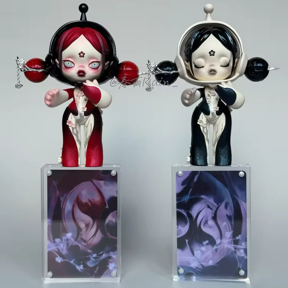 

Подлинная кукла Skullpanda Orchid-Yiqing Skullpanda Bjd, ограниченная серия, экшн-фигурки, коллекция Kawaii, украшение, модель игрушки
