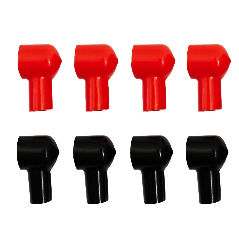 Quality 20PCS Insulation Cover Black Red Accessories Tool Parts Insulation Rubber Skin PVC Cable Boots Insulating