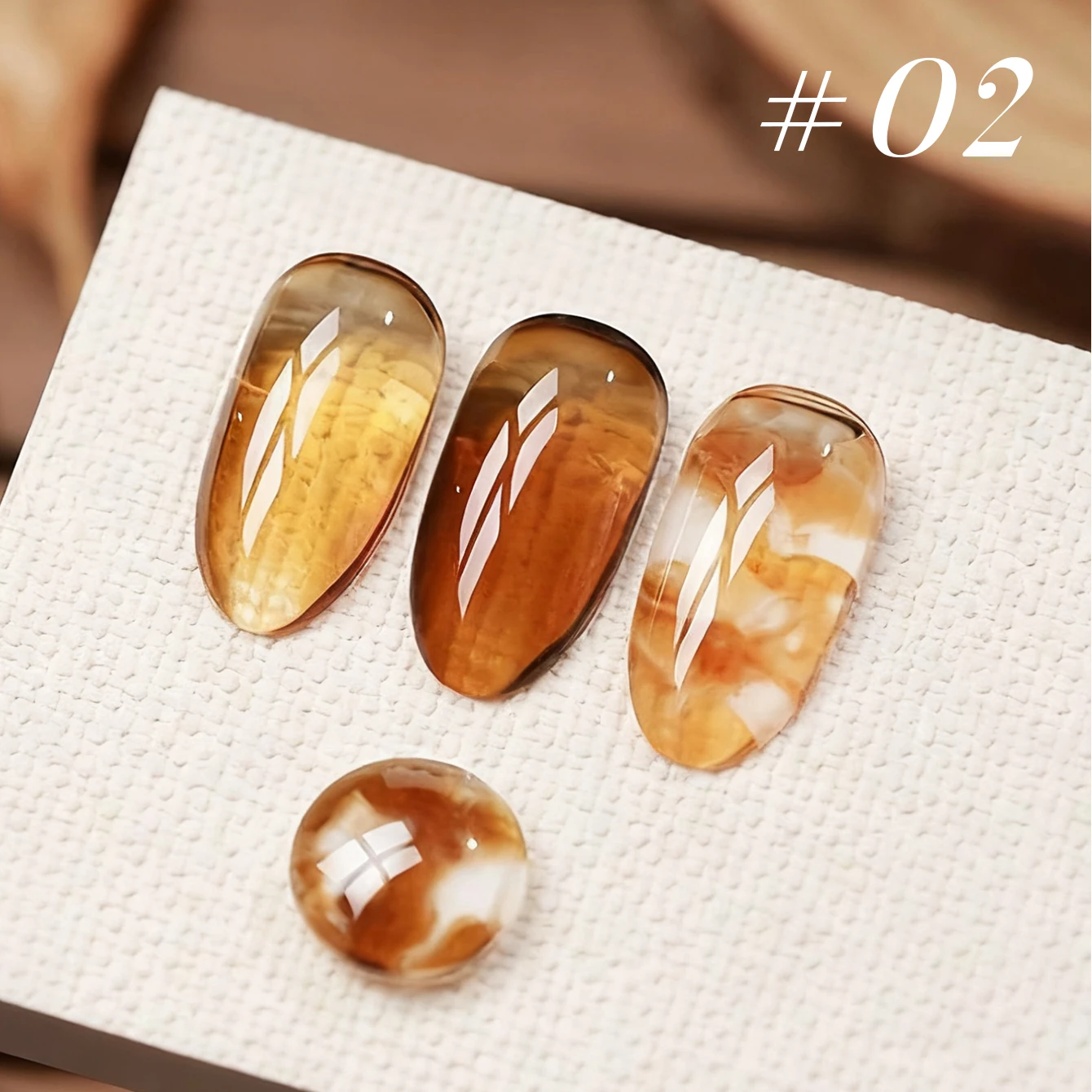 10ML Herbst 1-8PCS Braune Nägel Exquisite Linglong Amber Serie Gelee Gel Nagellack Rote Nägel UV licht Nägel Schwarze Nägel