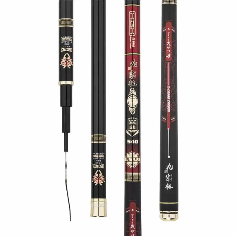 Caña extensible ZZ347 6H fibra carbono 7,2-8,1 m 3000g