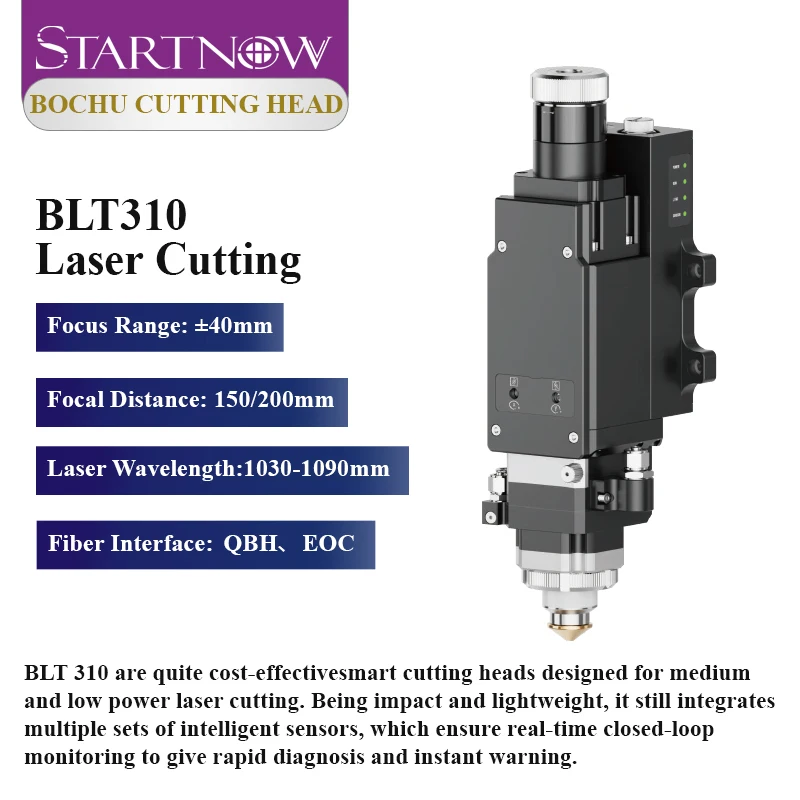Startnow BOCI BLT310 Cutting Head For 4KW Automatic Focusing Intelligent Monitoring Fiber Laser BLT421S 3D 8KW Pipe Cutting Head