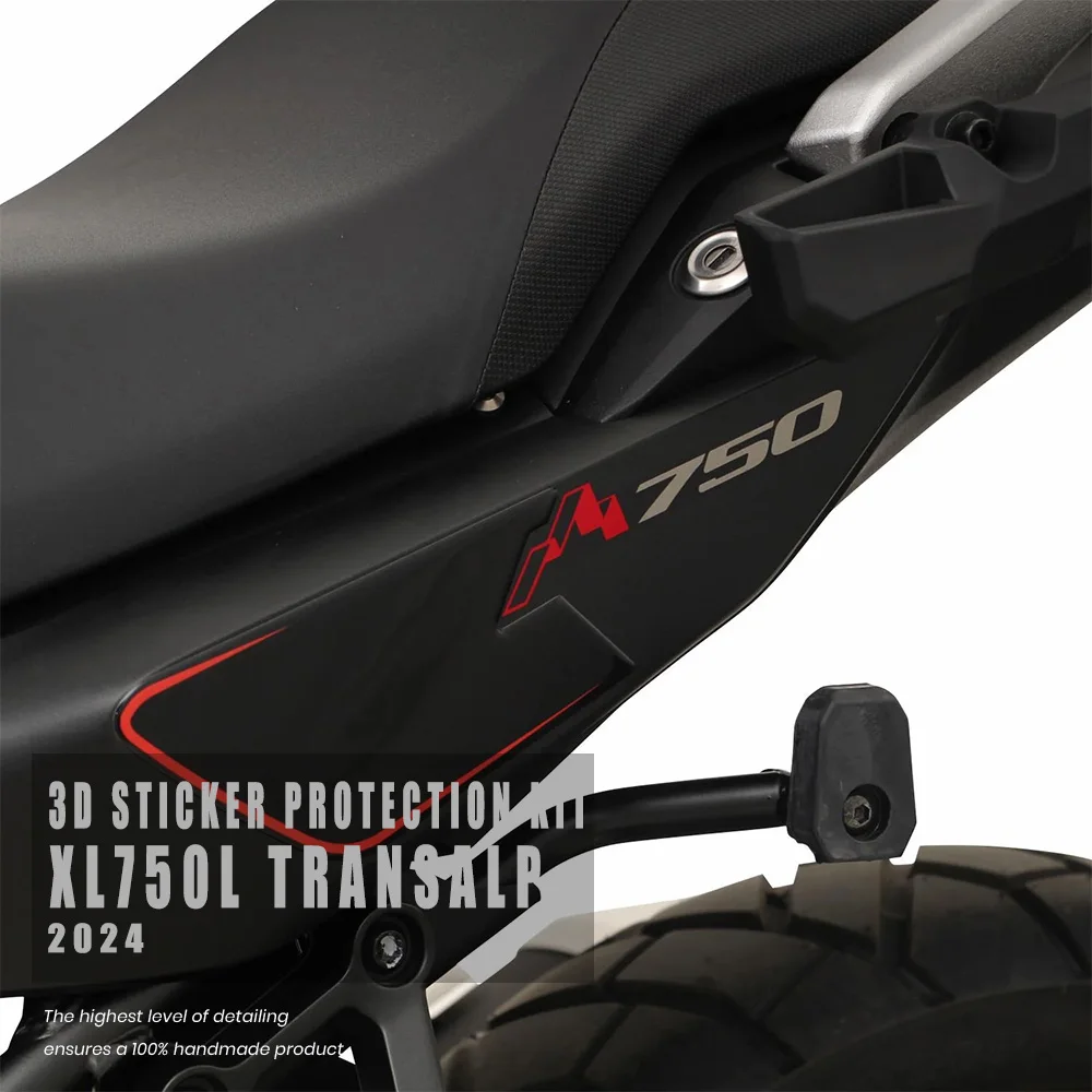 

For XL750 TransAlp750 2023-2024 Motorcycle Accessories 3D Epoxy Sticker Protection Kit Rear Decal