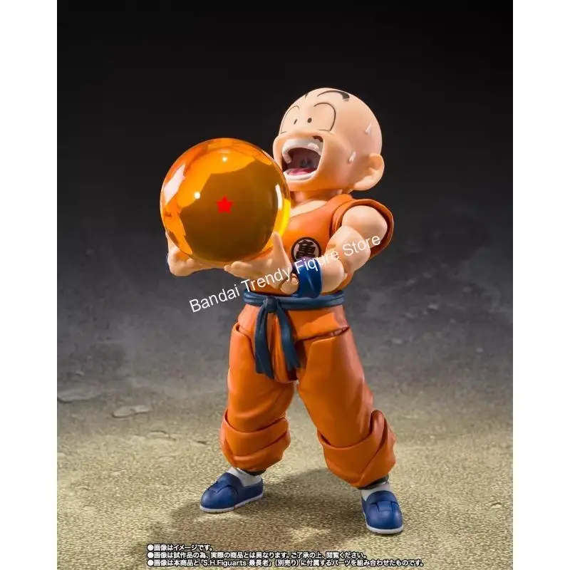 Bandai Shf Dragon Ball Anime Robot Son Goku's Old Friend Kuririn Action Figure Spirits Limited Edition Collection Display Gift view 2