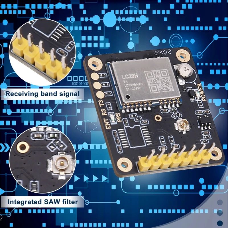 Enjoy New High Precision RTK Base Station Board Quectel LC29H Dual Frequency L1/L5 Positioning Module Output RTCM Data