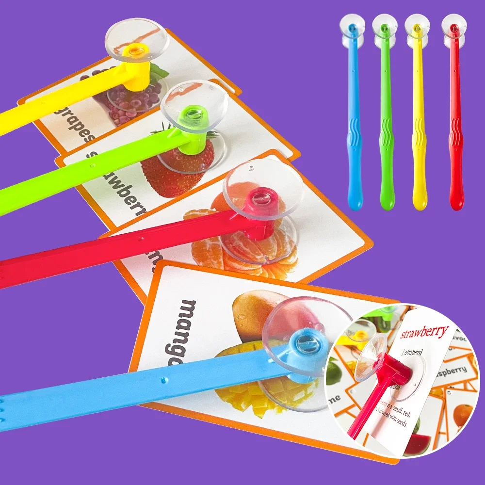 2-4 Player Stress Education Sucker Hammer Kids Toy Quickly Match Picture Cards Board Knock Suction Table Party Game Toys