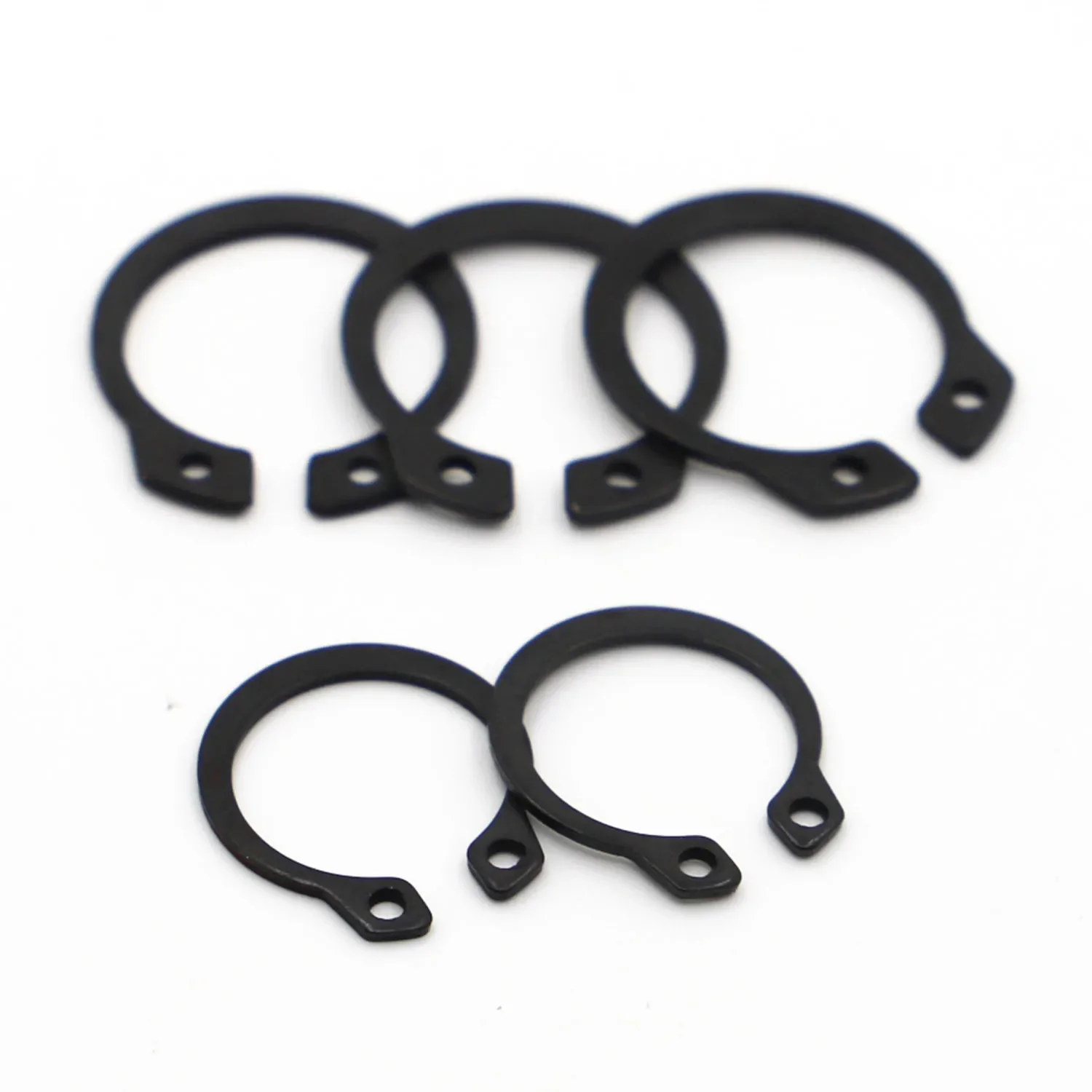 M6 M7 M8 M9 M10 M11 M12 - M50 C type External Circlip Retaining Rings for Shaft Carbon Steel Circlip Snap Rings DIN471 GB894