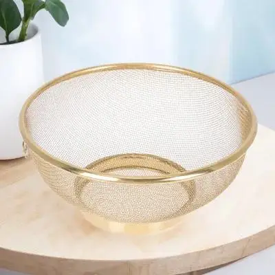 

Stainless Steel Strainer Colander Fine Mesh Filter Basket For Kitchen Cooking Draining Pasta Fruits Vegetables Rice Beans Salad