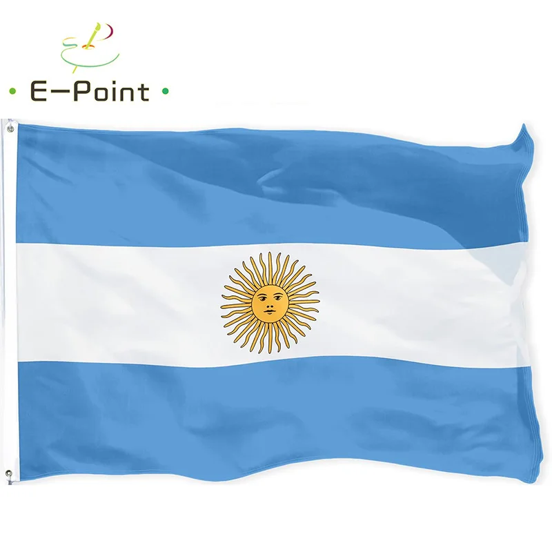 Argentina National Country Flag 2ft*3ft (60*90cm) 3ft*5ft (90*150cm) Size Christmas Decorations for Home Flag Banner