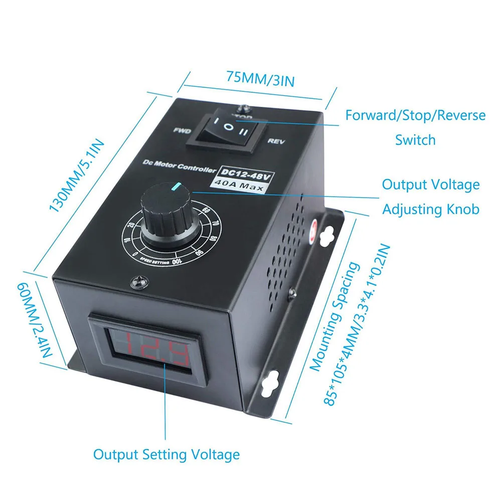 Sleek Design For PWM Governor for Enhanced Control Over Speeds of DC Motors Operating from a Wide Voltage Range