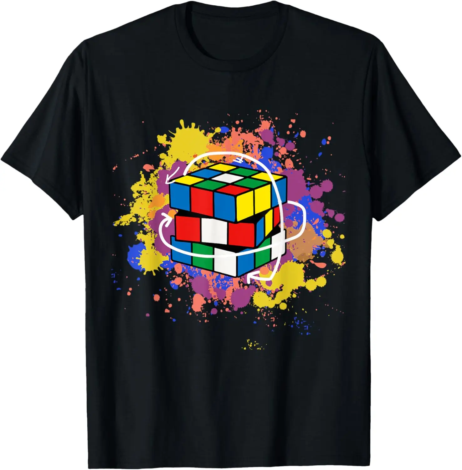 

Colorful Competitive Puzzle Speedcubing Graphics T-Shirt