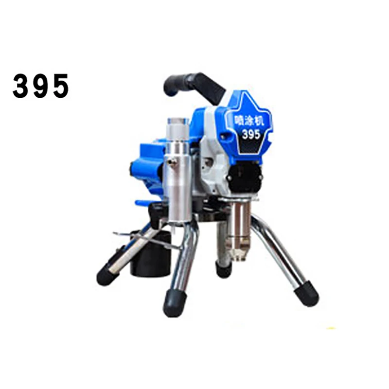 Imagem -02 - Máquina de Pulverização Mal Ventilada Mecânica o 395 450 220v 1500w 2200w Ferramentas de Pulverização de Pintura de Revestimento de Tinta de Látex de Alta Pressã