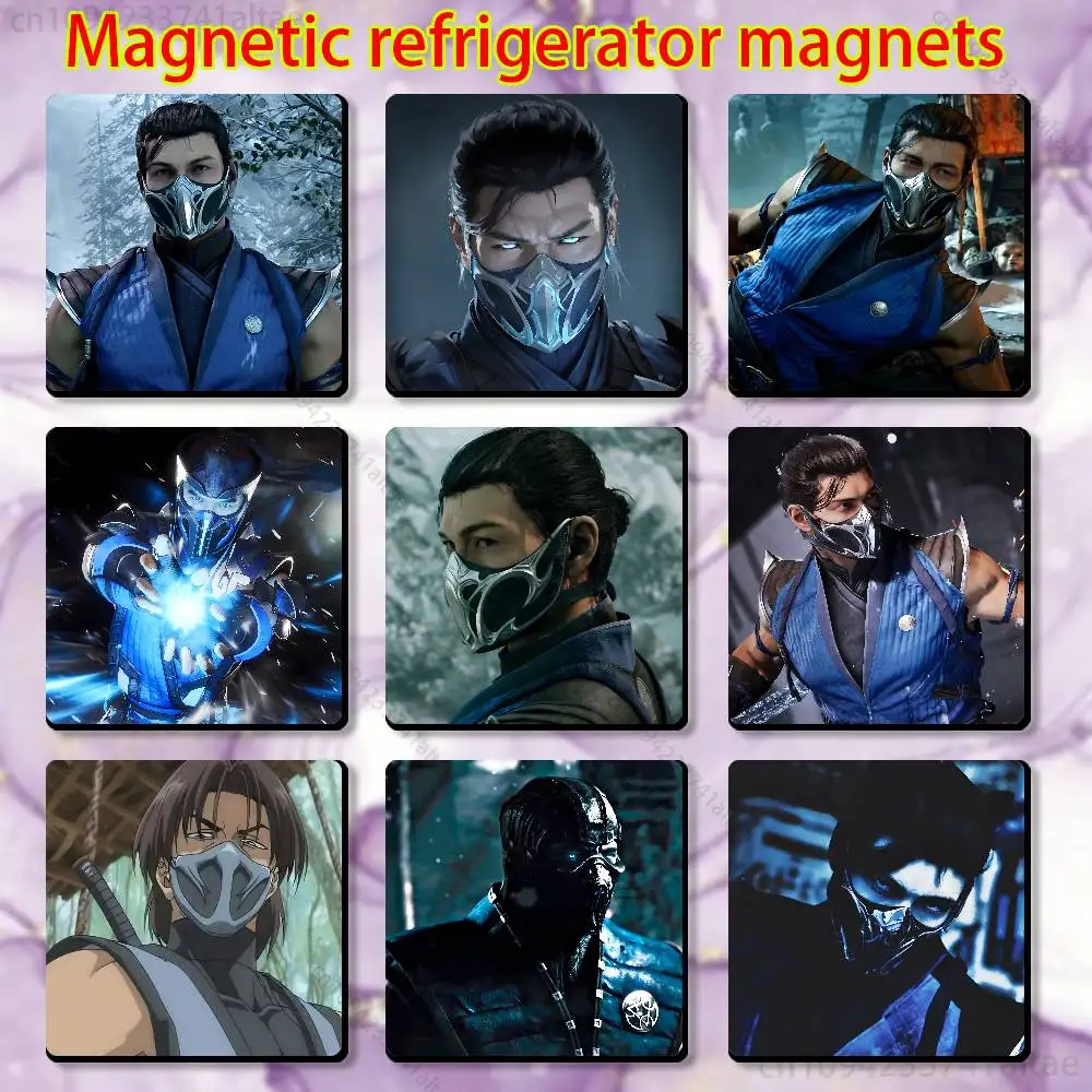 

Game M-MK Sub Z-Zero Fridge Magnet Square Stickers Personalize Home Decor Souvenirs Gift