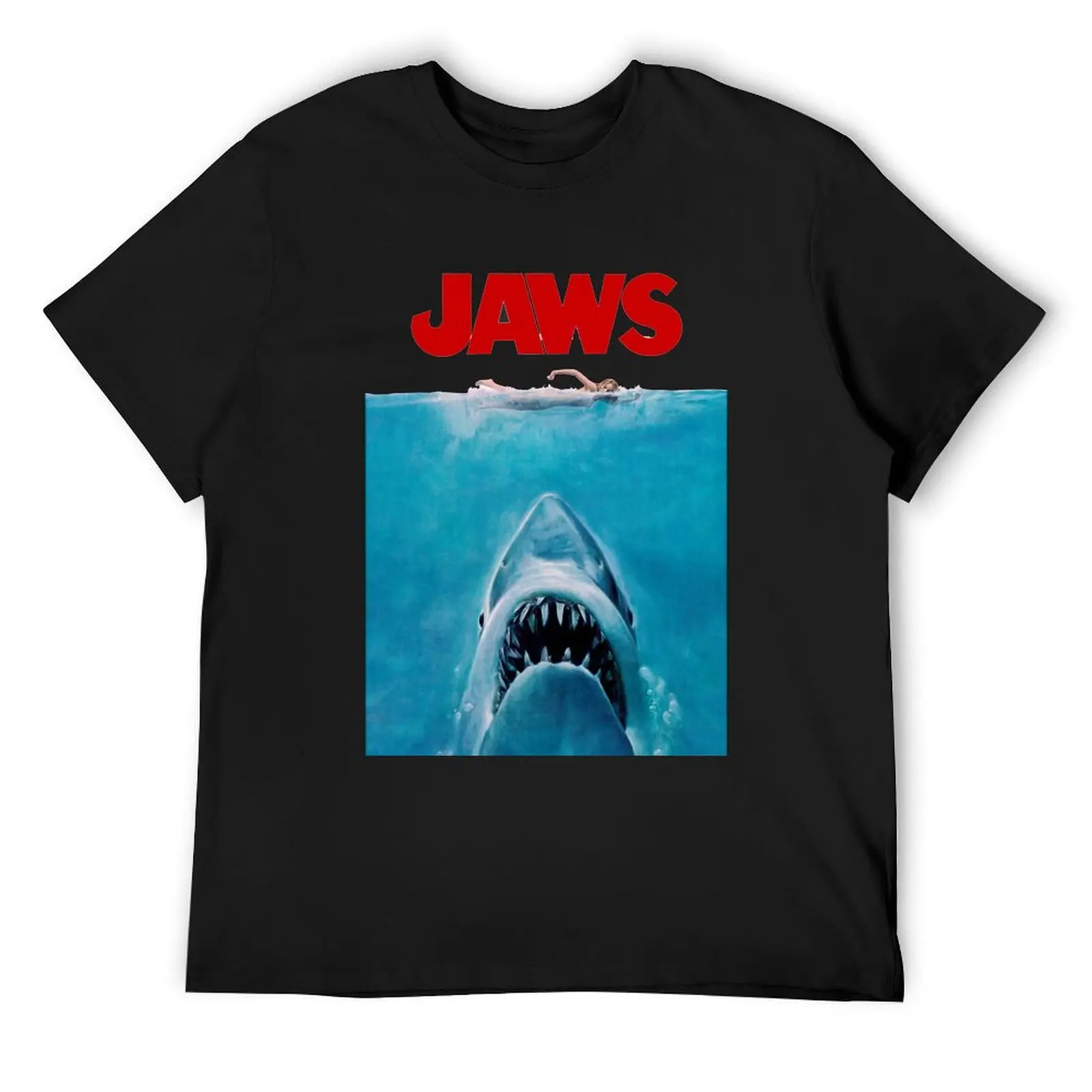 

Jaws Original Movie Poster T-Shirt fashion shirts funny costumes graphic shirts graphic t shirts slim fit t for men