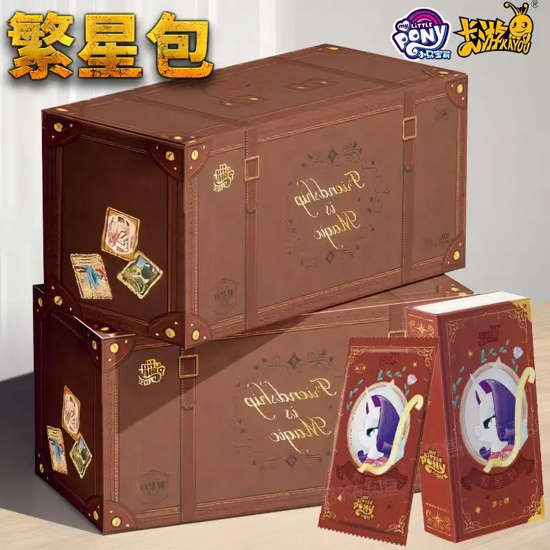 KAYOU Genuine My Little Pony Card Friendship Is Magic Starry Bag Vol. 1 Anime Peripheral Collectible Cards Toy Gifts Whole Box