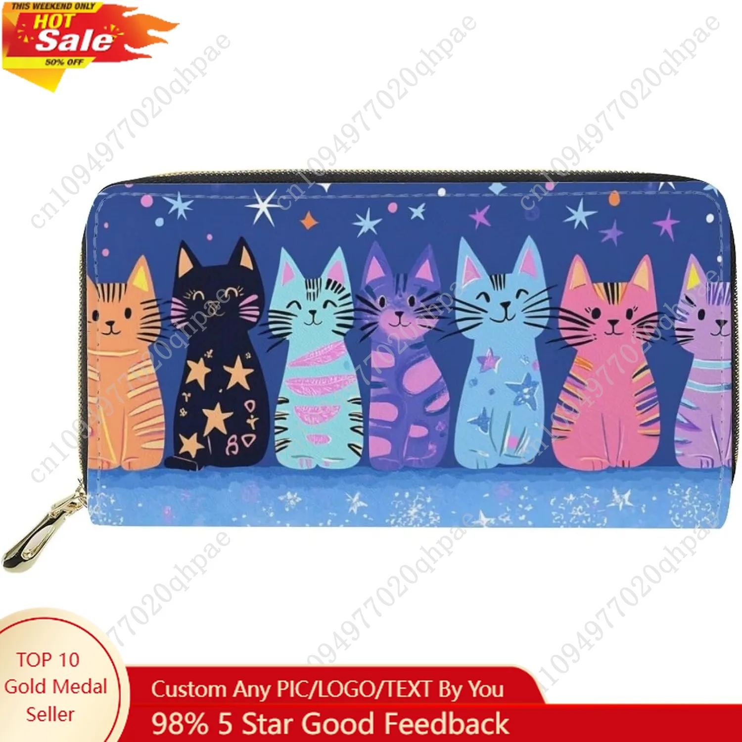 

Mumeson Boho Style Women Travel Wallet Long Coin Purse Clutch Cell Phone Case