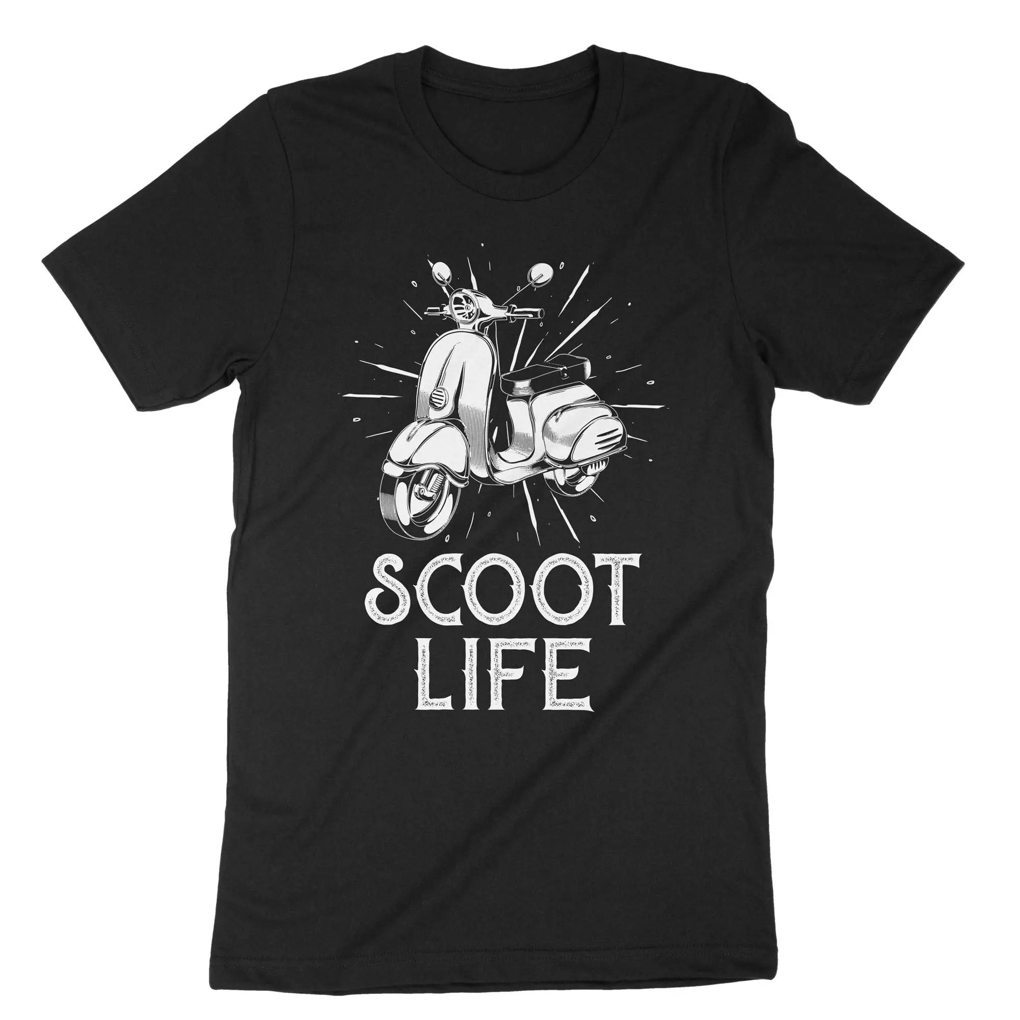 Scoot Life T Shirt Scooter Rider Motor Motorcycle Riders Driver