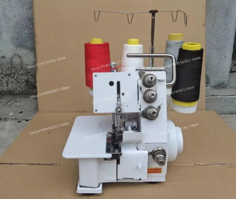Household Electric Overlock Sewing Machine, 4‑thread Convertible to 3‑thread Serger for Edge Seaming