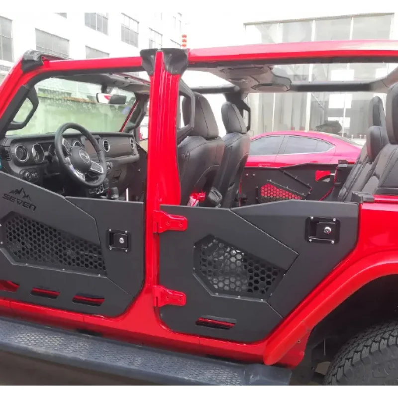 Suitable for Jeep Wrangler JK 2/4 Door Tubular Half Doors With Side Mirrors Auto Body Parts