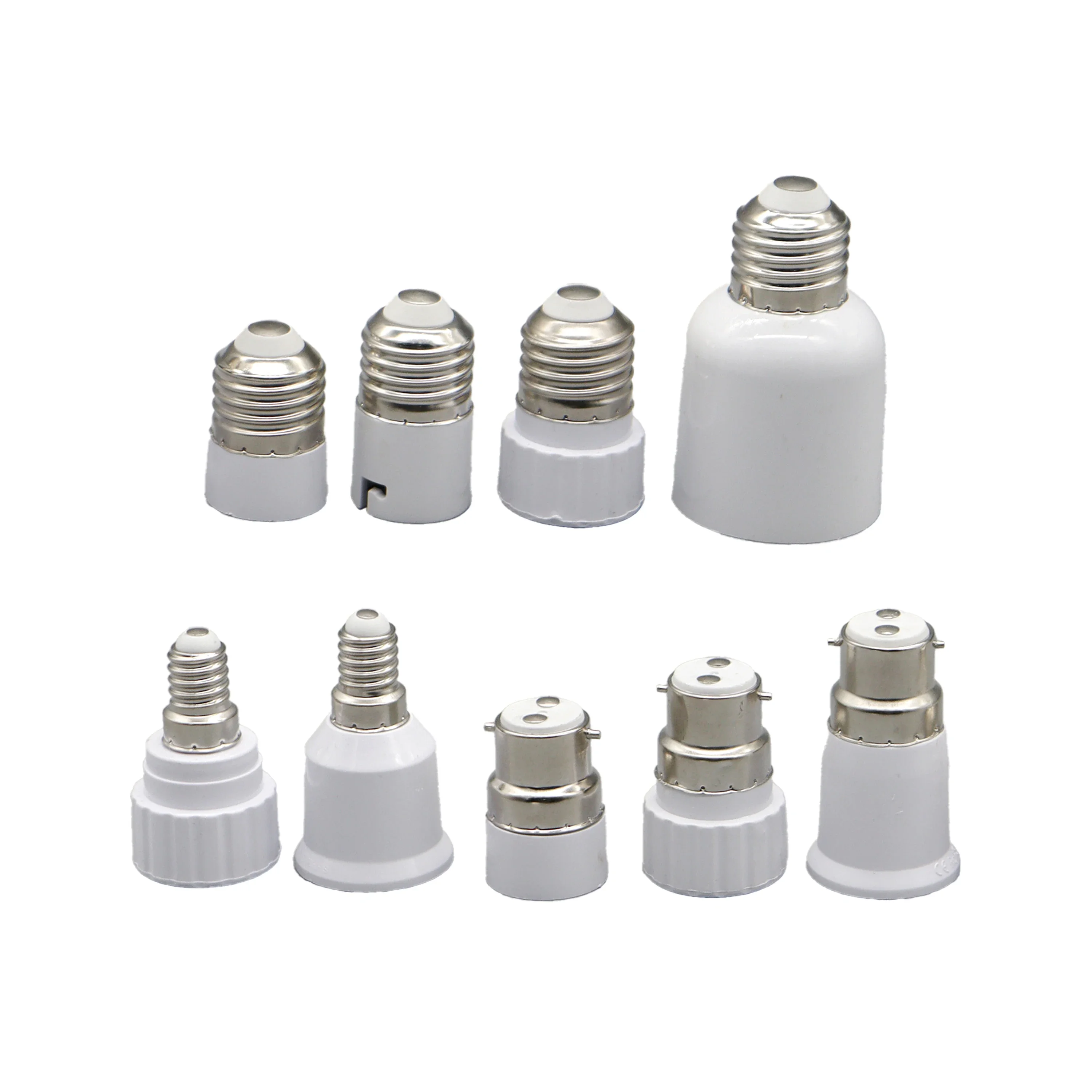 1-50pcsBulbSocketBaseHolderE27E14E22GU10E40LampConverterFireproofLightsConversionAdapterLightingAccessories-AliExpress39