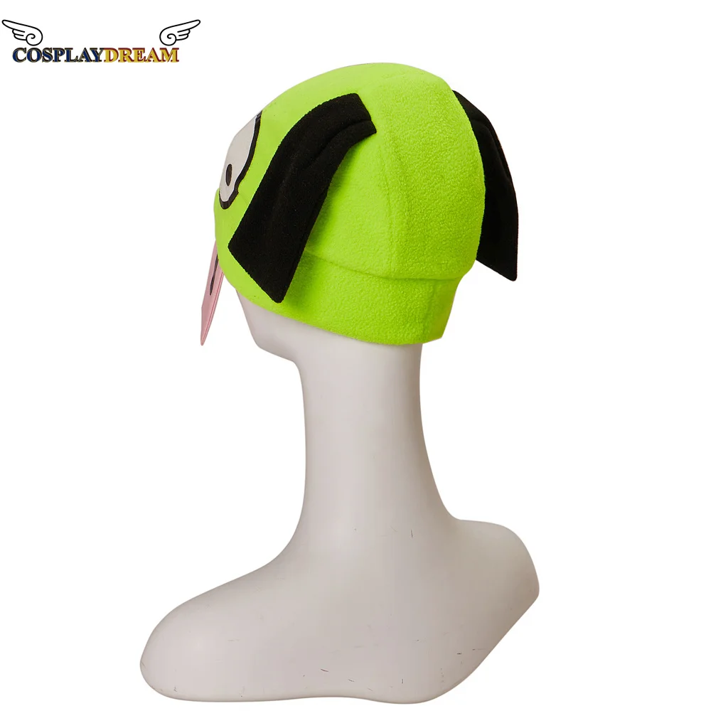 (in stock)Alien Hat Invader Zim Hat Cosplay Costume Green Cute Alien Hat Accessories For Halloween