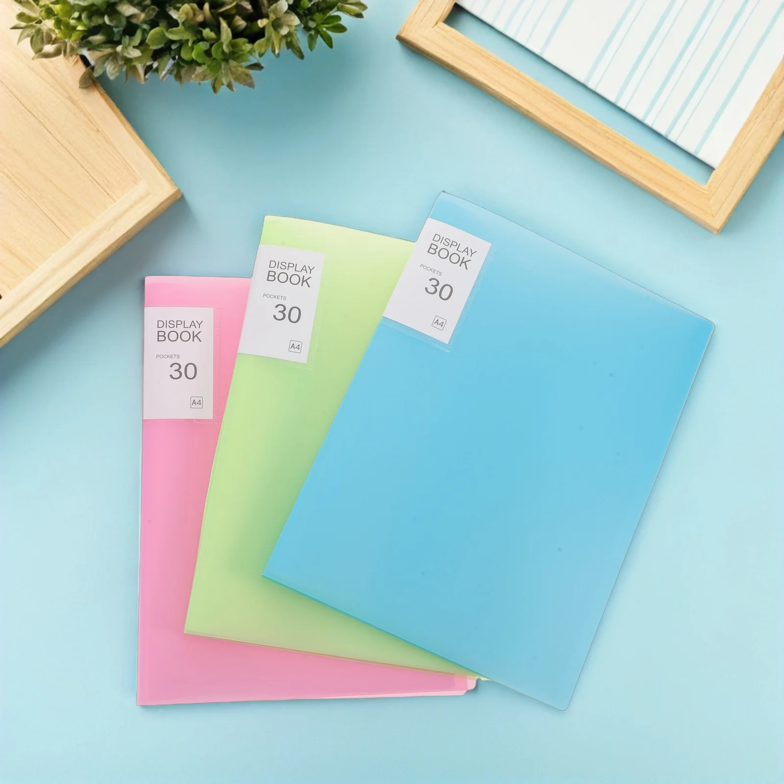 3 قطعة كتاب تخزين فني ماسي A4 30 صفحة مجلد محفظة محمول لحلول تخزين اللوحة الفنية #2