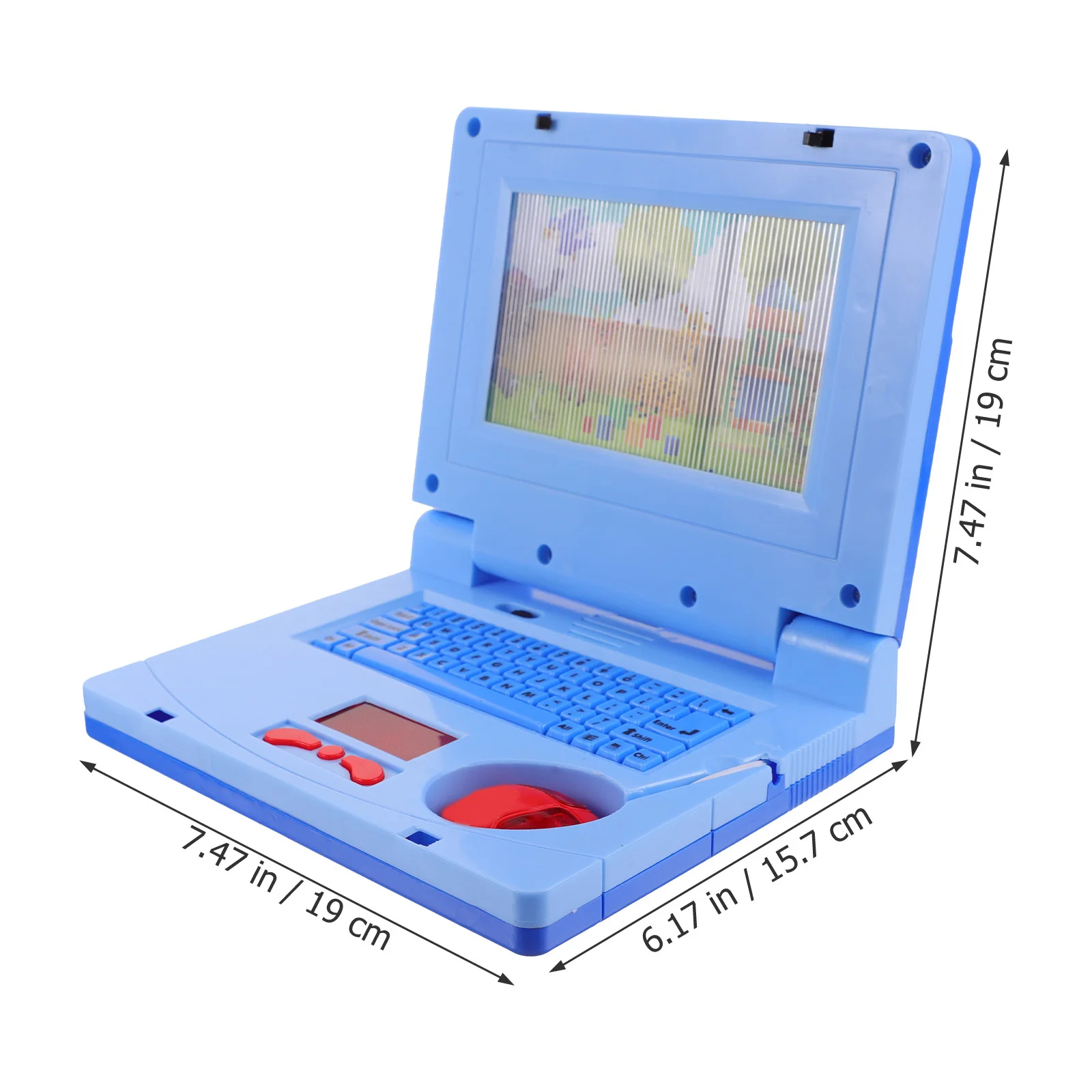 1 قطعة كمبيوتر محمول للتعليم المبكر للأطفال 3-8 سنوات آلة تعلم الموسيقى البلاستيكية الإلكترونية للأطفال آلة الكمبيوتر المحمول طفل صغير #5