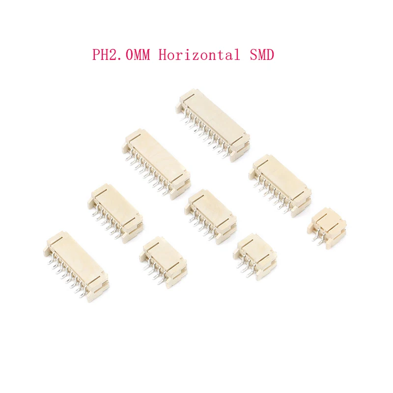 10PCS Micro Mini Plug Socket Pitch Size 2.54/2.0/1.5/1.25/1.0mm Connectors 10/9/8/7/6/5/4/3/2 Pin Small Connector RC Adapter