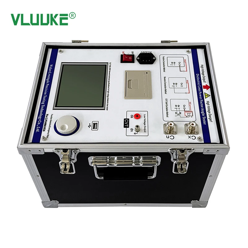 High Accuracy 0.2 IP67 Protection Tan Delta Tester High Voltage Dielectric Loss Measuring