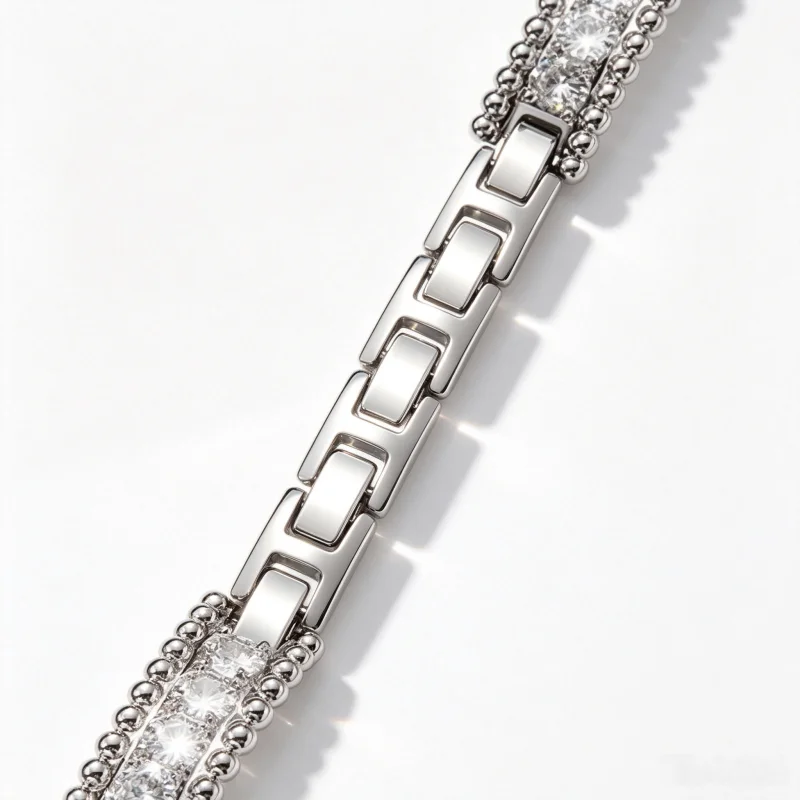 Diamond studded metal bracelet suitable for watch straps Xiaomi Band 8Pro/9Pro，For Mi band 3/4/5/6/7，8/8NFC/9/9NFC/10/10NFC，For - view 3