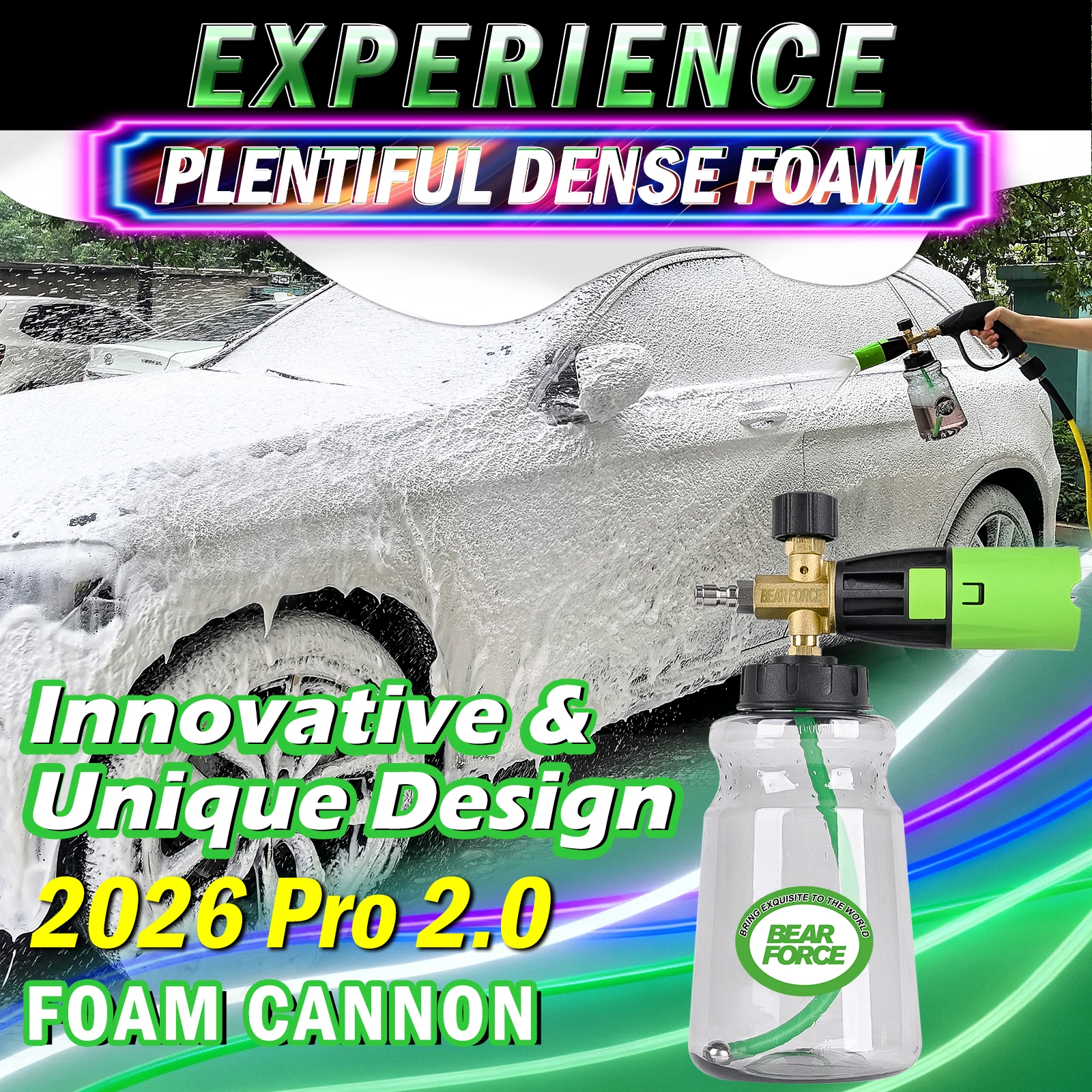 BEAR FORCE Yenilikçi Basınçlı  - Foam Cannon Car Wash incelemesi ve fiyatı