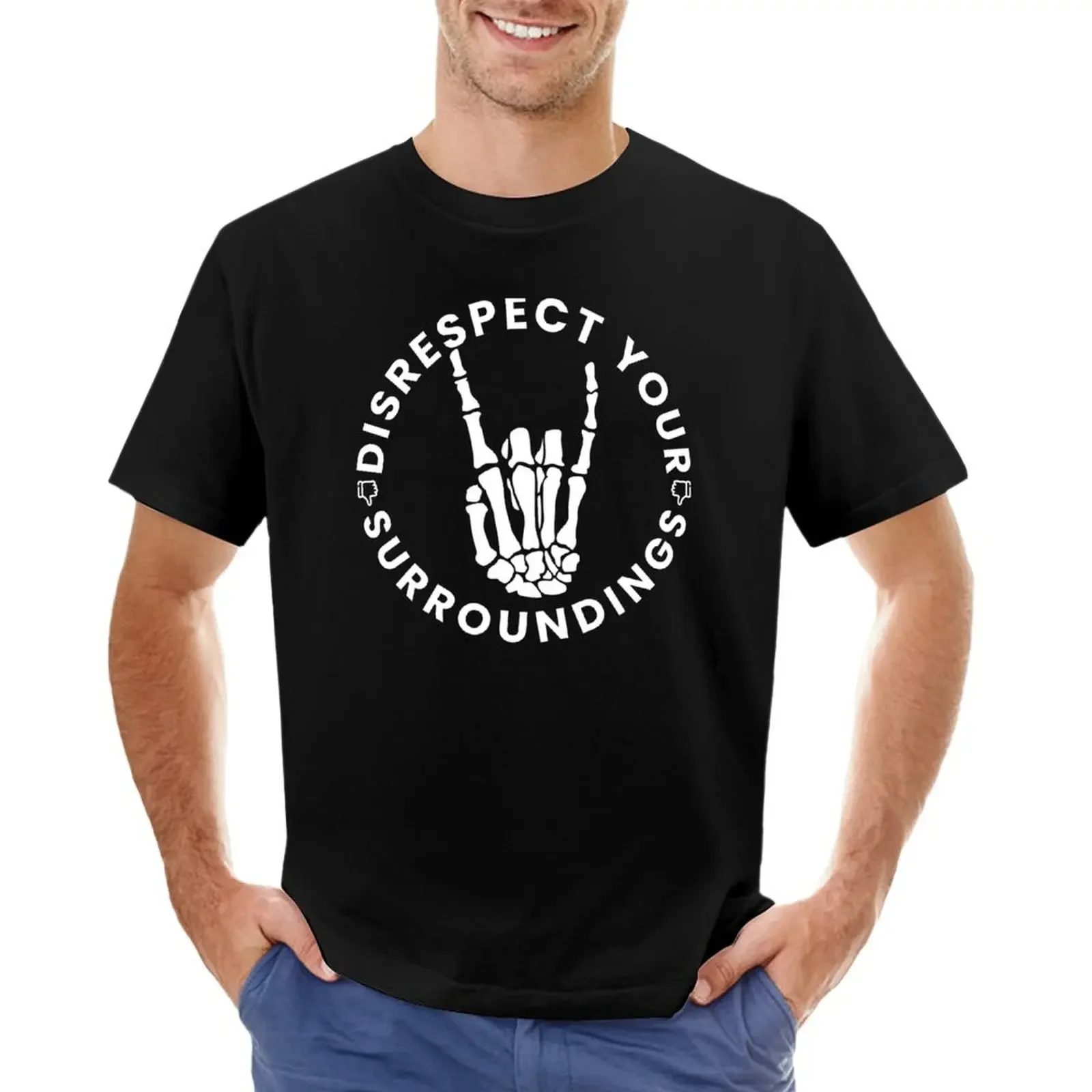 

Disrespect Your Surroundings A Day To Remember T-shirt new edition Blouse summer top mens graphic t-shirts hip hop