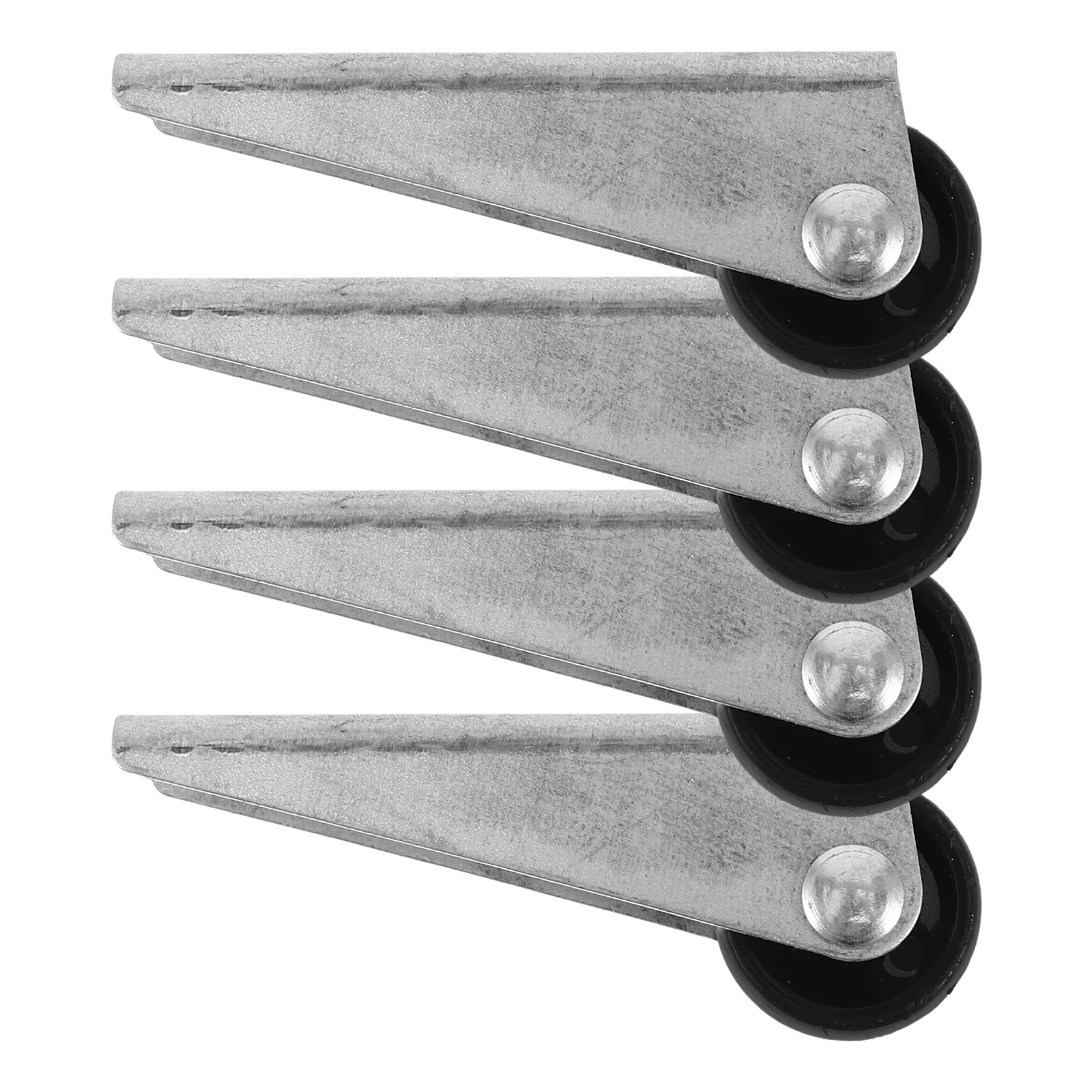 

5 Pcs Heavy Duty Support Wheel Door Caster Thickened Sliding Hardware Kit Furniture Casters Nylon Rollers Anti Sagging Universal