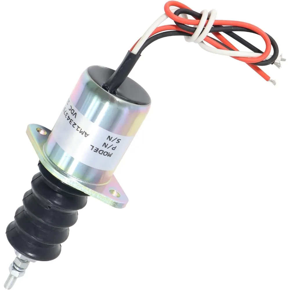 

XOJOX AM124379 AM124377 Электромагнитный клапан отключения топлива для тракторов John Deere 415 425 445 455 F915 F925 F935 Заменяет