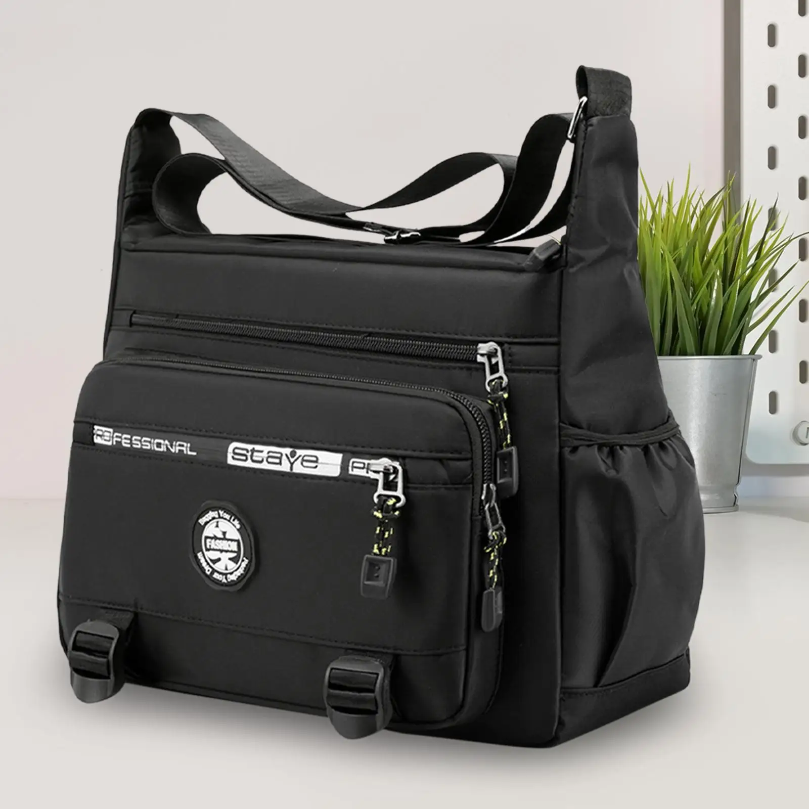 Men Shoulder Bag Crossbody Bag Shopping Bag Travel Purse Lightweight Handbag