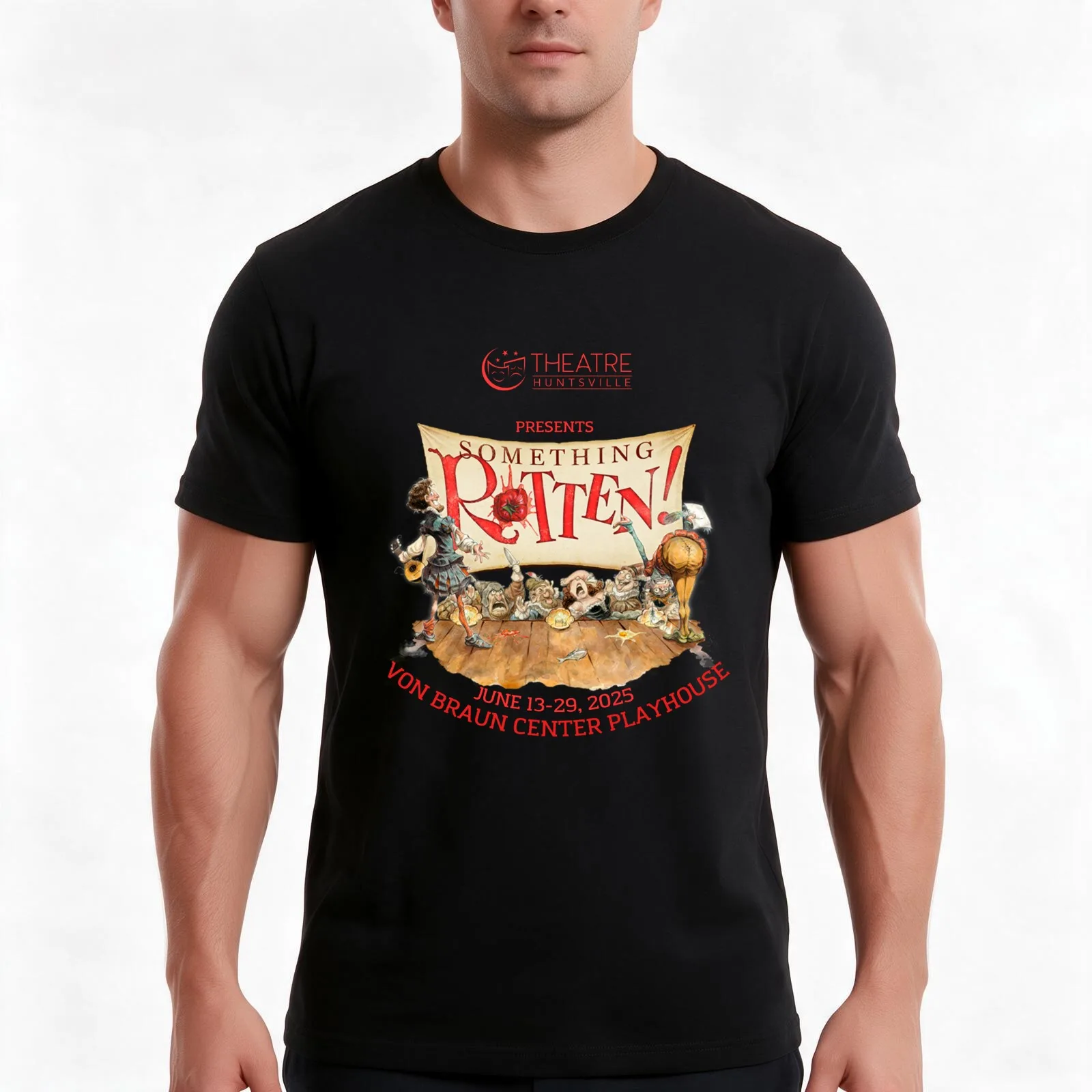 Something Rotten! Show Merchandise T-Shirt Summer Casual Cotton Tee Oversized Streetwear Tops Vintage Graphic Print