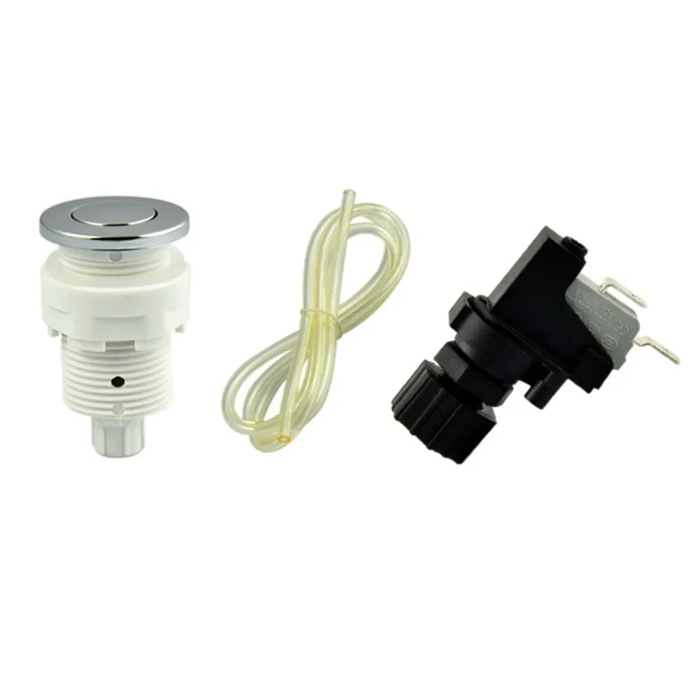 Remote Control Switch Air Pressure Button Commercial Use Accessory 28mm Mounting Hole Stainless Steel Construction