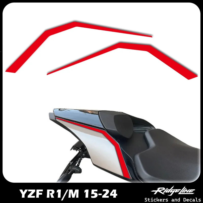 

Motorcycle Fairing Rear Tail Line Sticker Decal For YAMAHA YZF R1 R1M 2015-2024