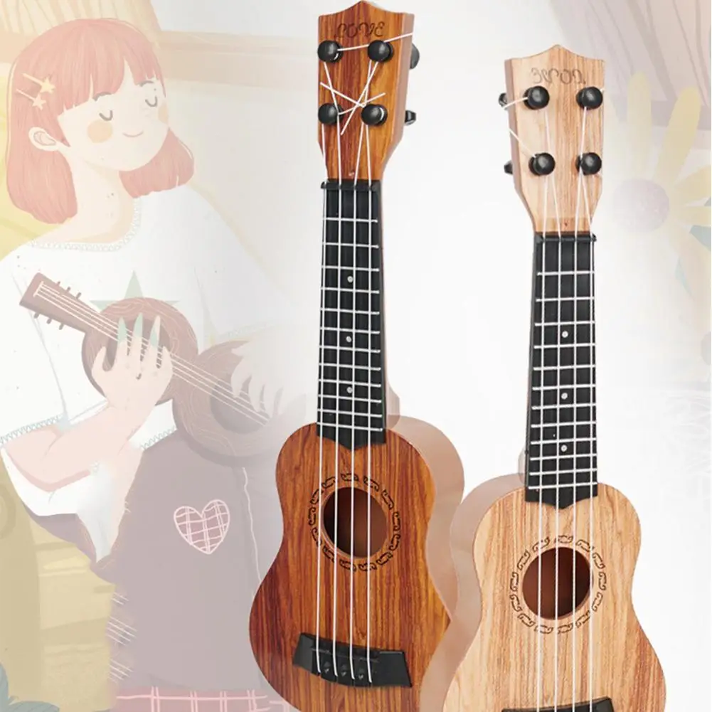 38cm Children Guitar Toy Can Be Used To Play Elementary Instruments With Paddles Simulating Yukrili Music Toys
