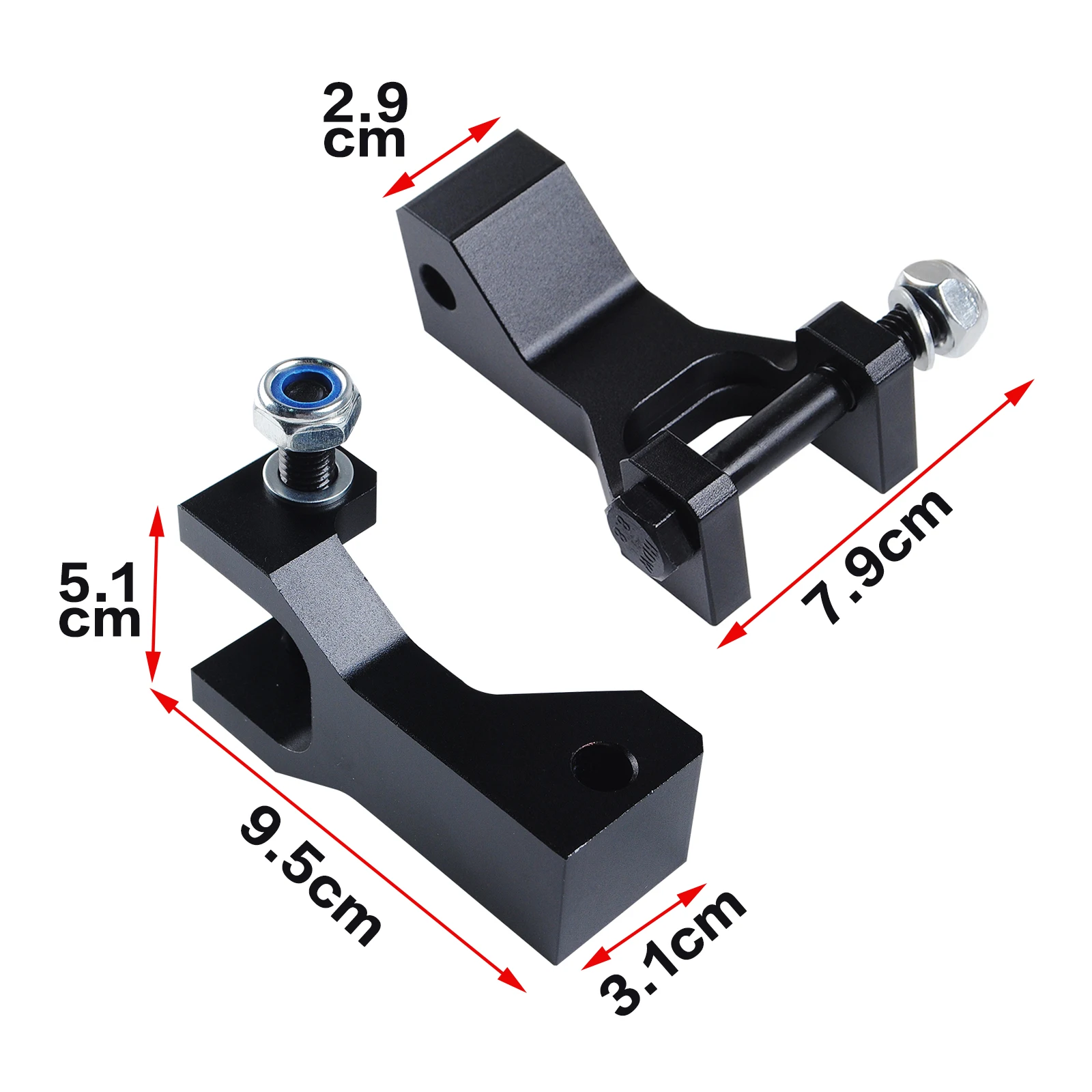 Motorcycle Lowering Kit Front  Rear Fits Honda TRX400 Yamaha YFZ450 Raptor 700 TRX450R  Adjustable Suspension Link Lift
