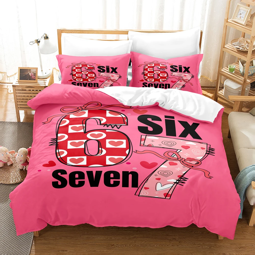 67 POP Culture 3D Print Bedding Set Modern Style Soft Duvet Cover Set King Queen Twin Size Birthday Gift for Bedroom Decor