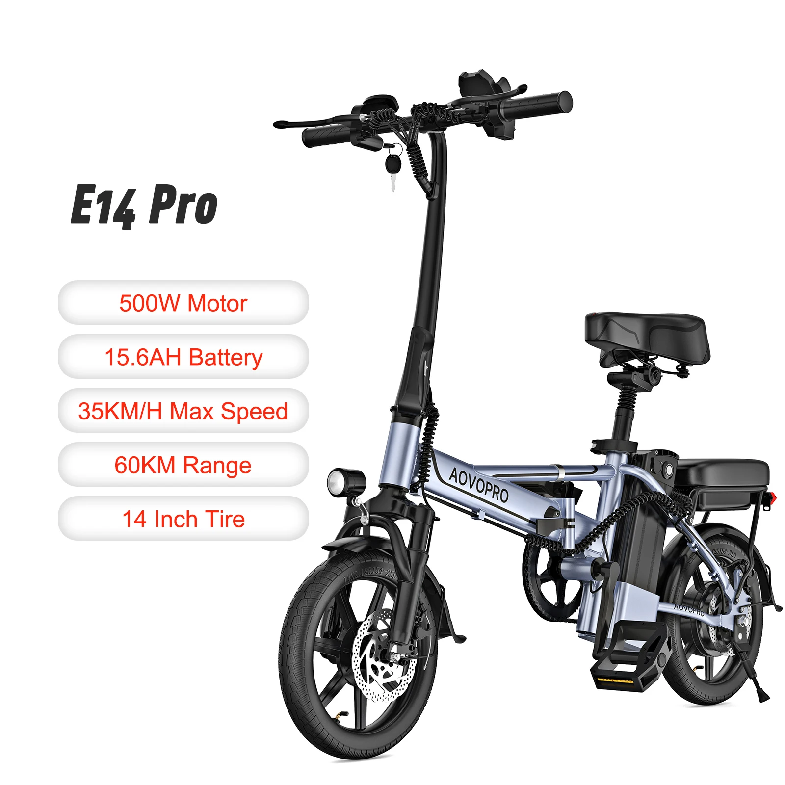 Juicease E14/E14 Pro Volwassen Elektrische Scooter 35 Km/h 14 Inch Band Escooter 500W Krachtige Motor Elektrische Scooter Met Gratis Stoel