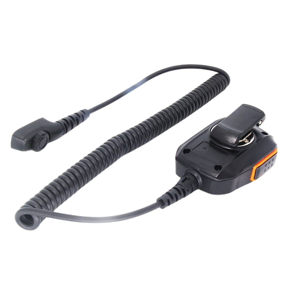 SM18N2 Remote Speaker Microphone Back Clip Two Way Radio 3.5mm Audio Jack Replacement IP54 for Hytera HYT PD702 PD700 PD700G