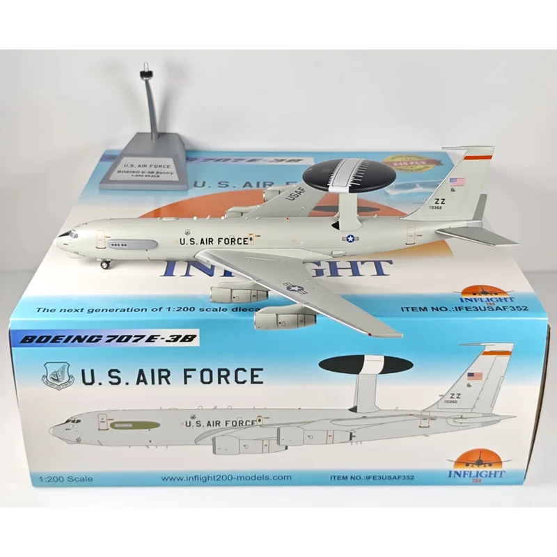 

Diecast 1/200 Scale U.S. Air Force B707 E-3B 77-0352 Alloy Aircraft Model Collection Display Toy Ornament