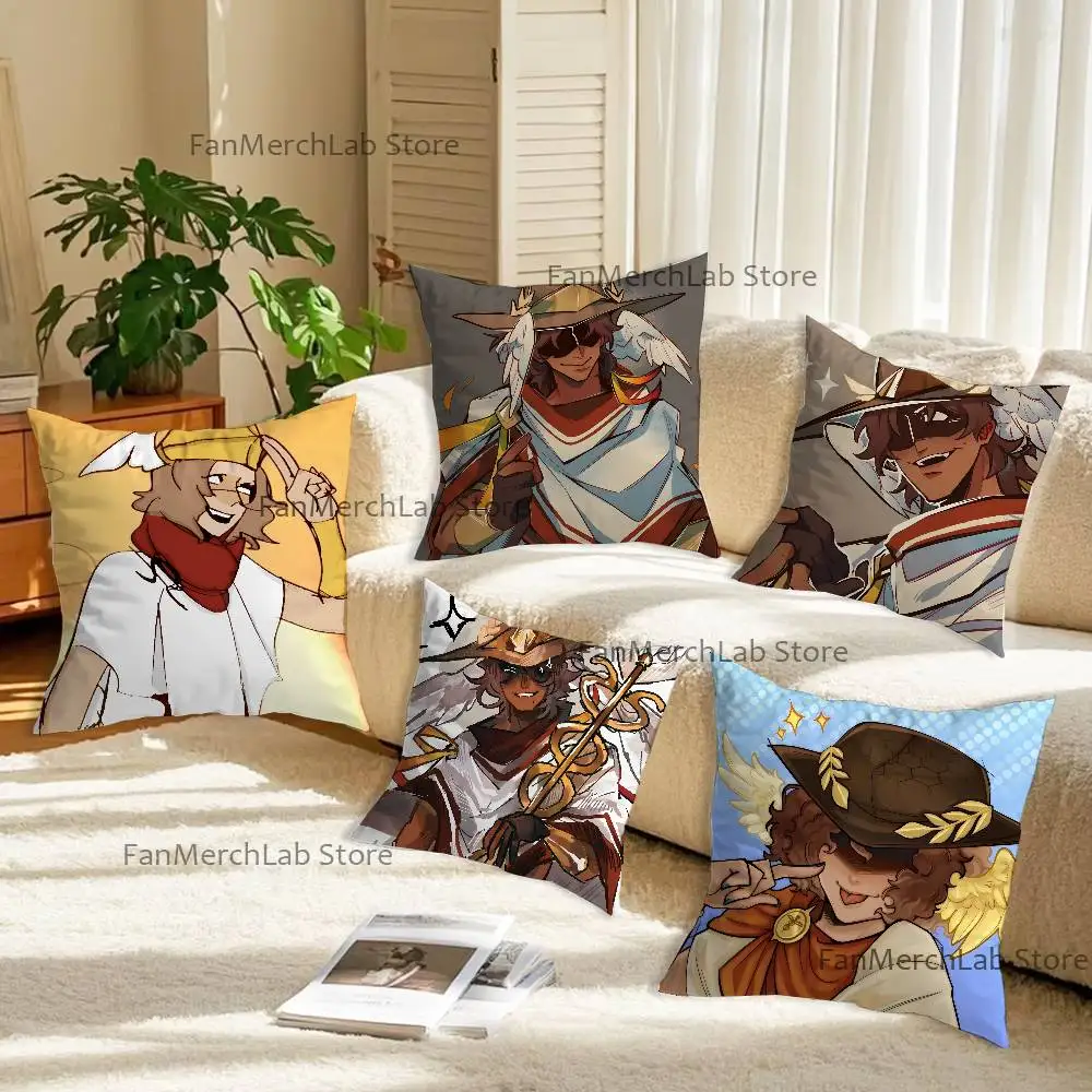 

E-Epic the Musical H-Hermes Cushion For Bedroom Car Coffee Shop Room and Living Room Sofa Decorative Pillow Cover Case