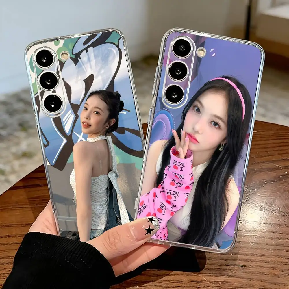 IAN J-Jung L-Leean H-Hearts2Hearts Phone Case For Samsung Galaxy A71,A70,A52,A51,A40,A30 Transparent Cover